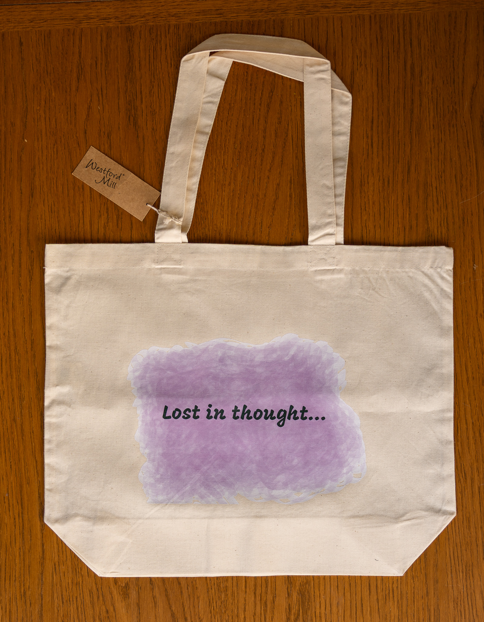 Statement Tote Bag – Lost in Thought / Found in Conversation
